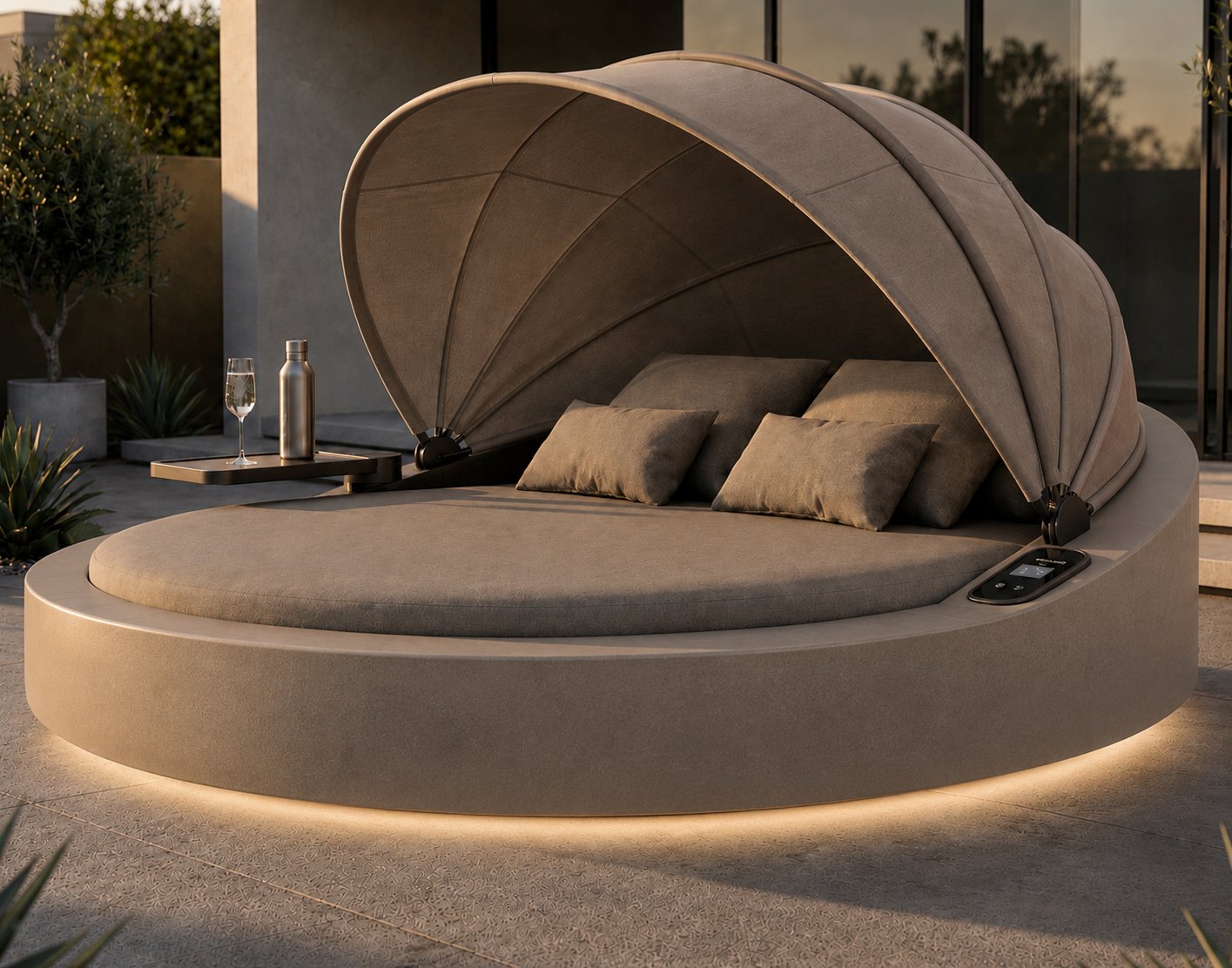 IKARUS canopy open with lighting